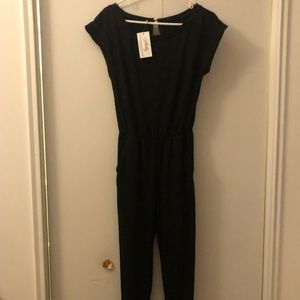 black jumpsuit